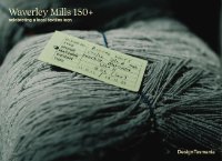 a green skein of wool with the words Waverley Mills 150+ celebrating a local textiles icon